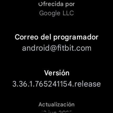Watch fitbit app version
