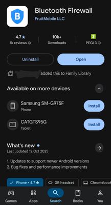 Bluetooth Firewall - FruitMobile
