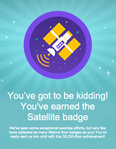 Satellite Badge