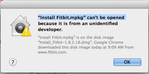 Failed install