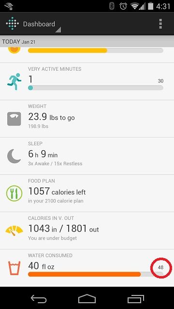 Android app - 48 oz