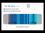 Sleep log iOS app
