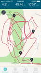 5 Lap run in a park