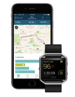 Connected GPS Information Post - Fitbit 