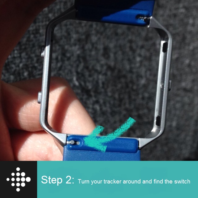 how to put on a fitbit band