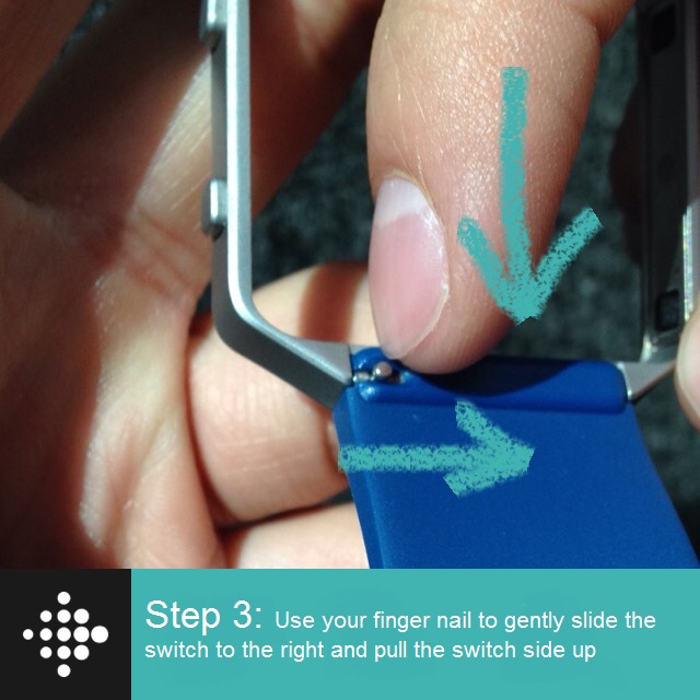How to change fitbit blaze band sale