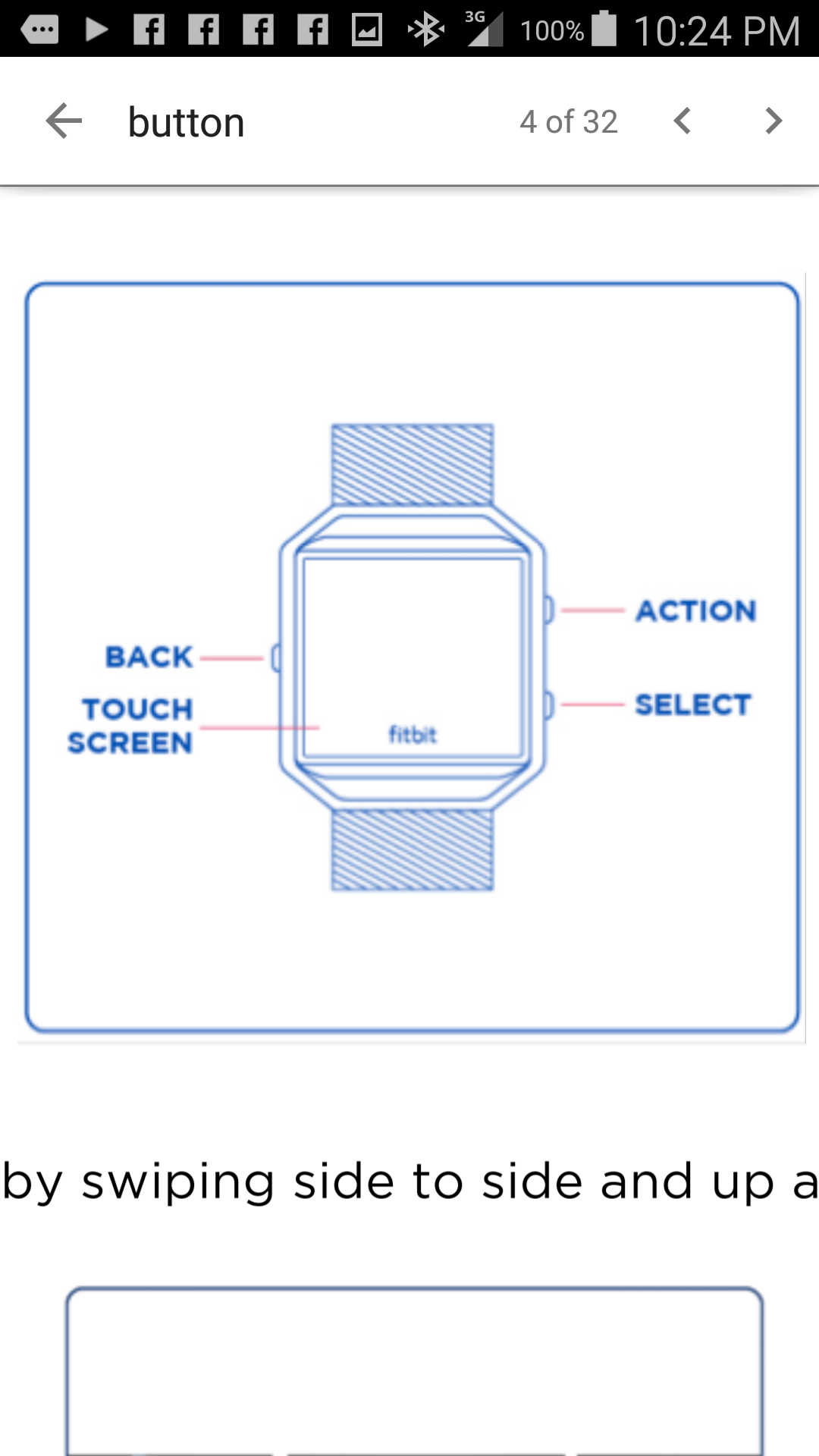 fitbit blaze button not working