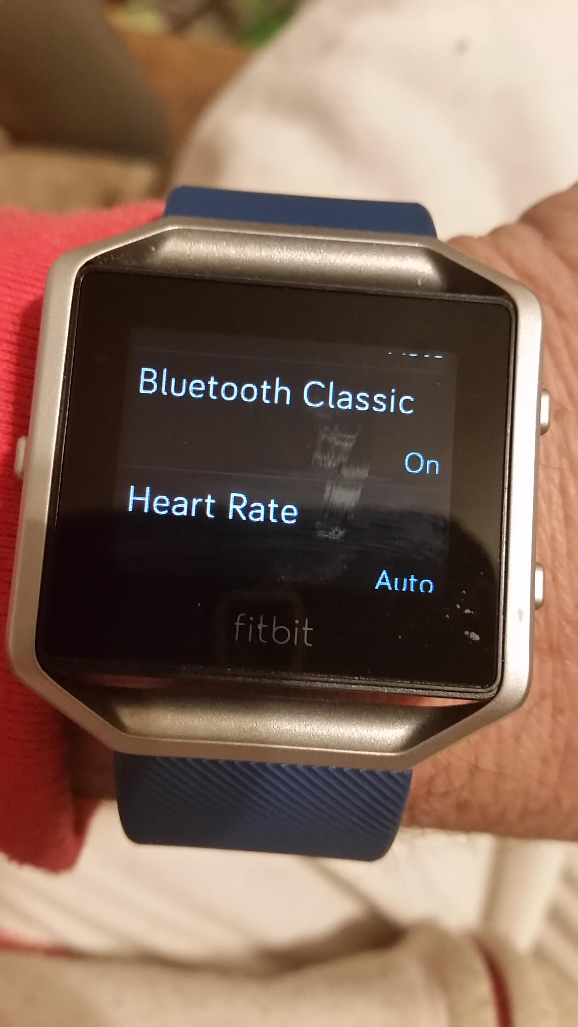 No Bluetooth option listed in the settings of my B - Fitbit 