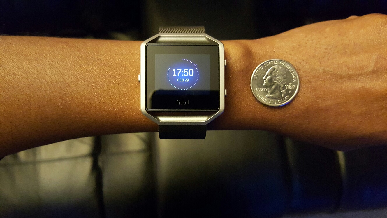 fitbit blaze dimensions