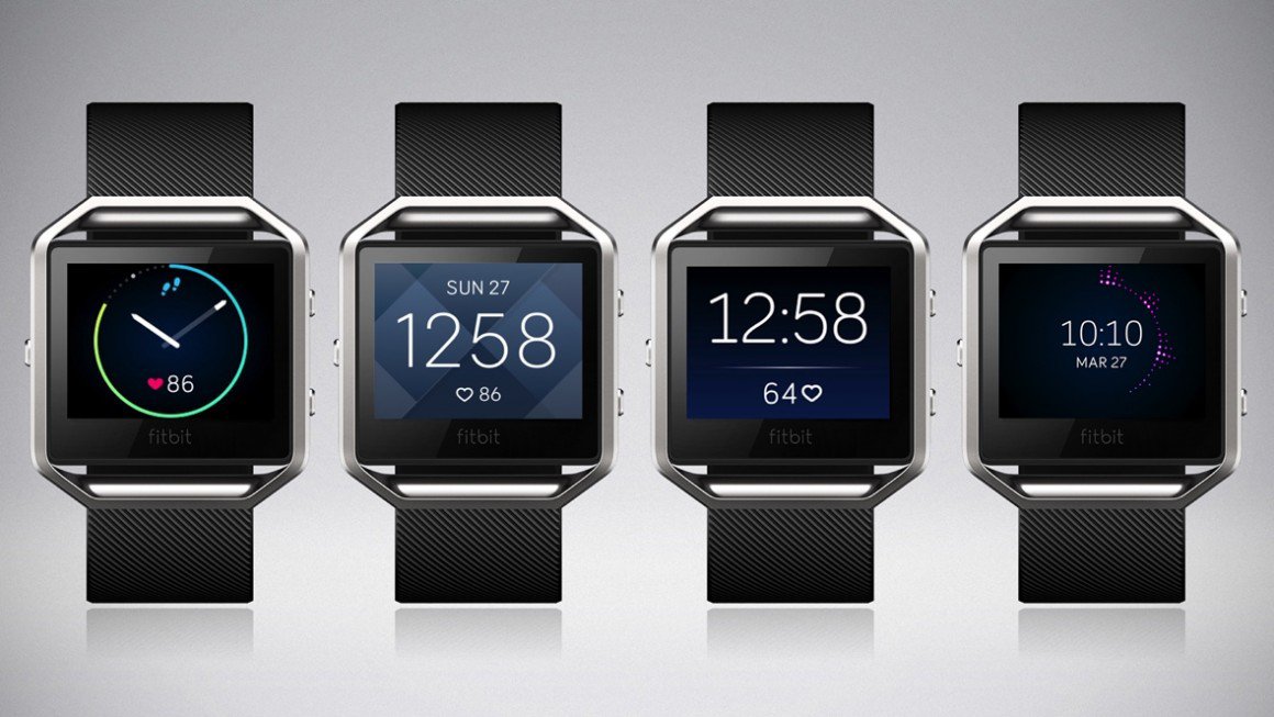 Fitbit Blaze clock faces