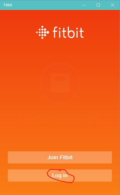 fitbit user login