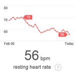 Fitbit CalculatedRHR