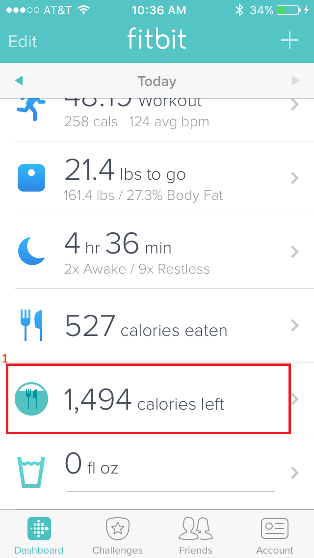 can fitbit track calories
