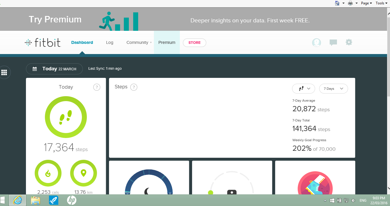 Baron Anholdelse Ringlet Solved: My Steps do not show up on my Dashboard! - Page 2 - Fitbit Community