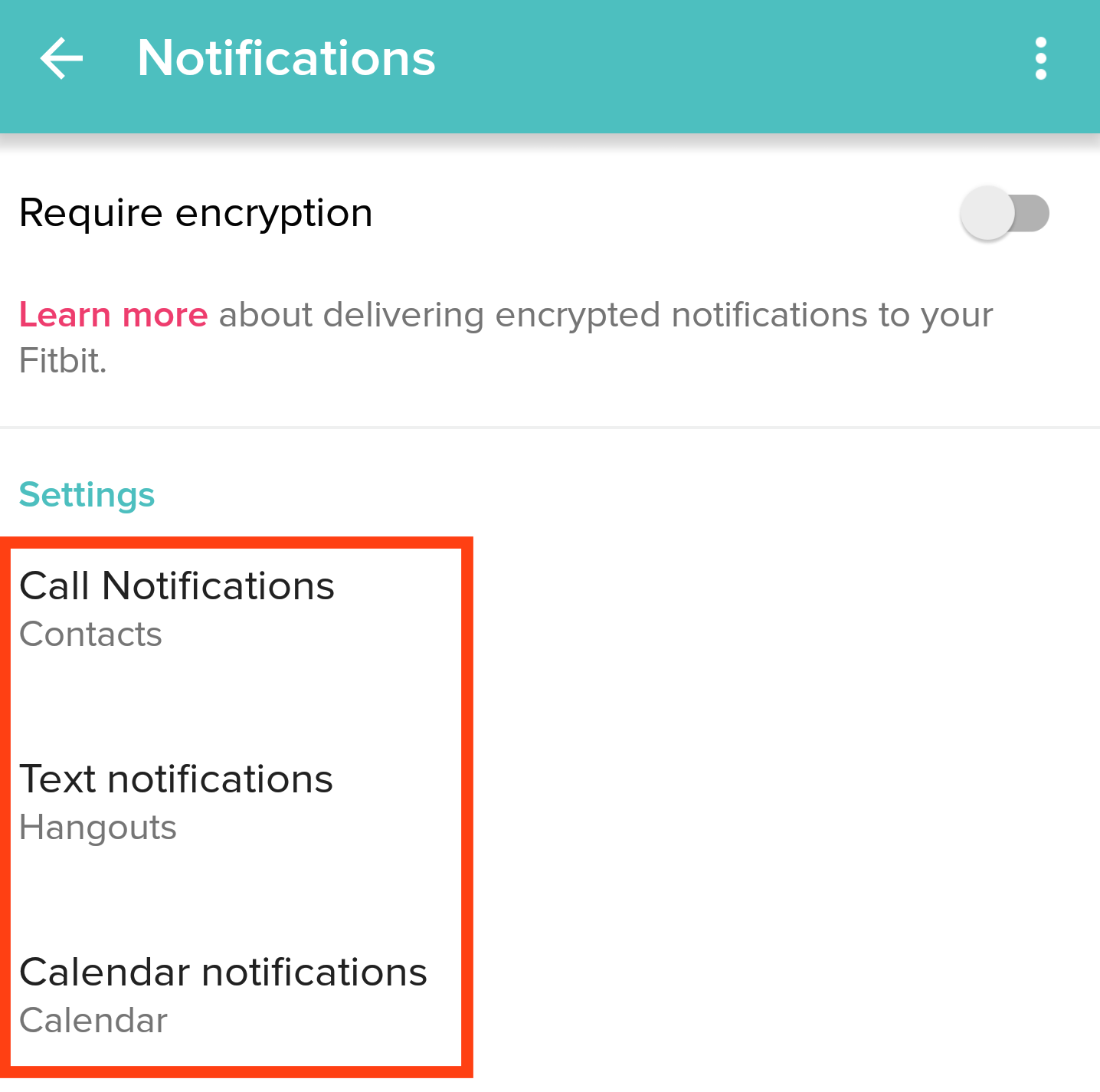 set up fitbit to receive text messages