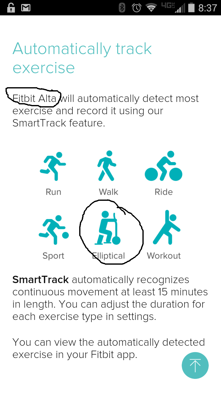 fitbit smart track