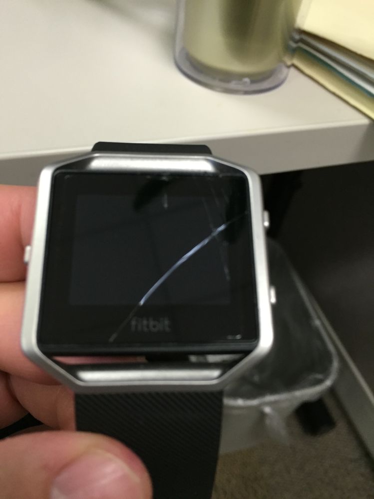 Fitbit blaze cheap cracked screen