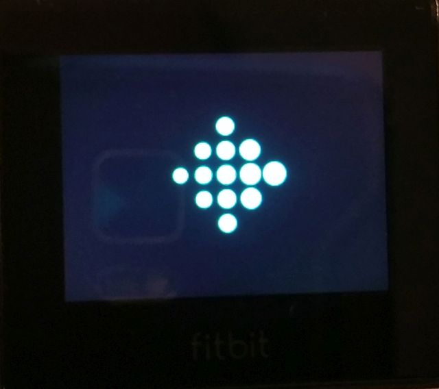 fitbit blaze blank screen