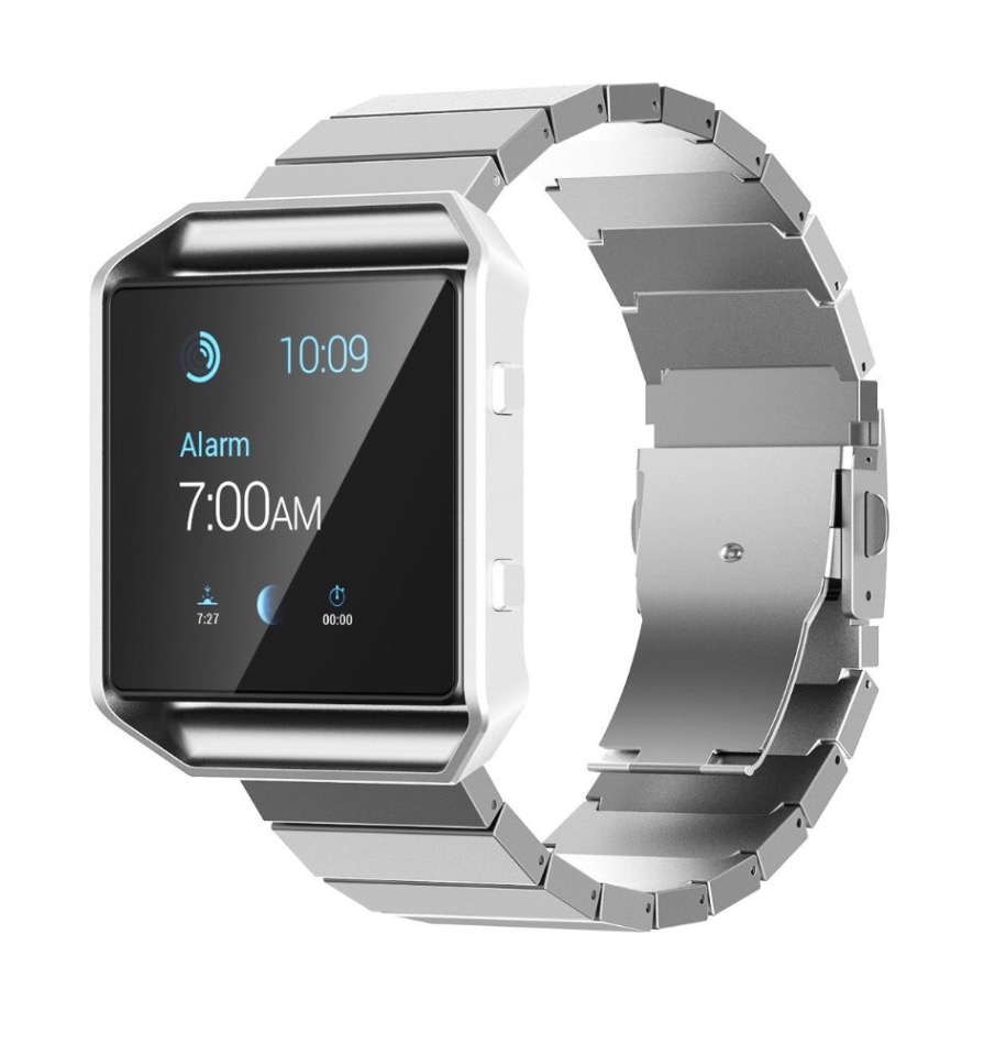 how to change the clock on fitbit blaze