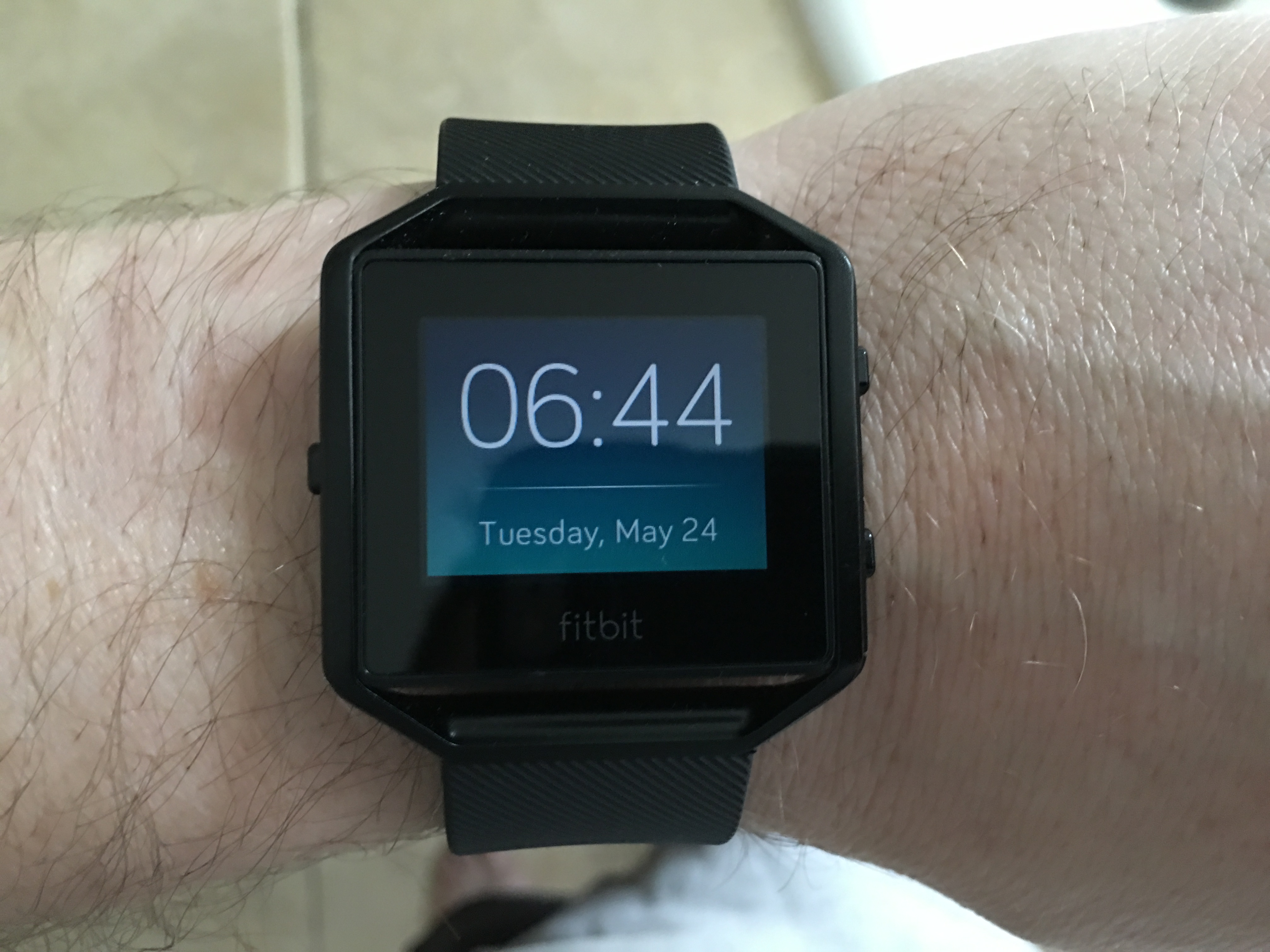 fitbit blaze went black