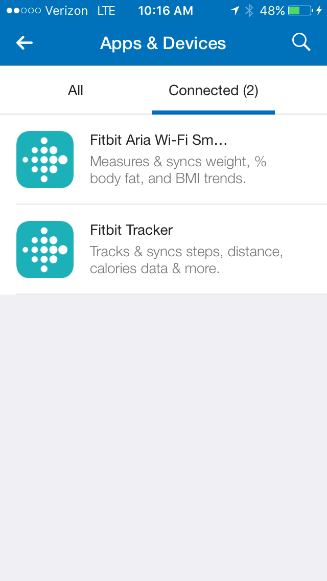 fitbit aria myfitnesspal