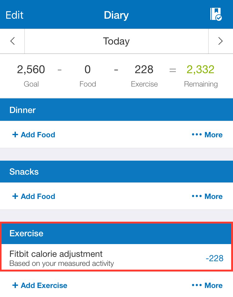 Fitbit not syncing with My Fitness Pal Fitbit Community