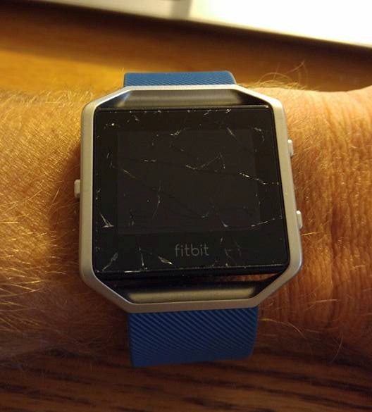 Solved: Blaze damaged screen - Fitbit 