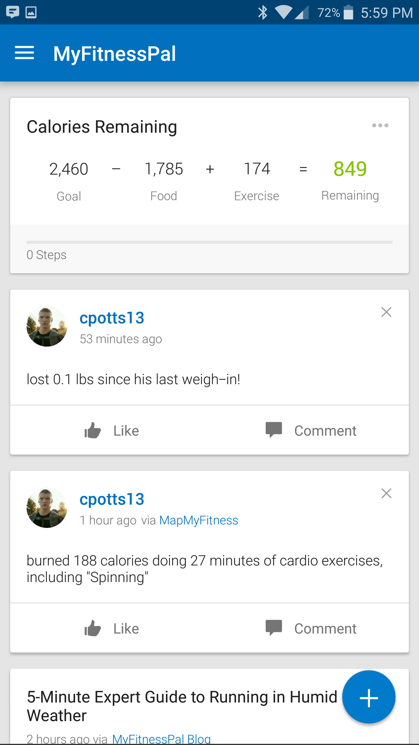 Syncing with My Fitness Pal Fitbit Community
