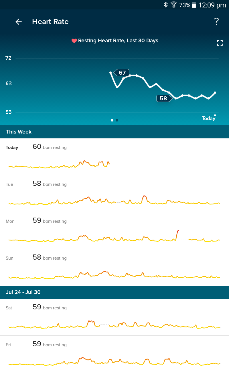 Solved Getting to heart rate charts problem Fitbit Community