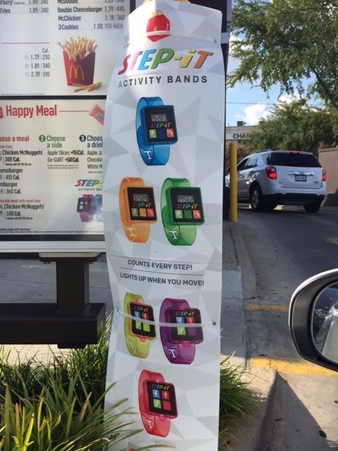 McDonald's Step-It Activity Trackers