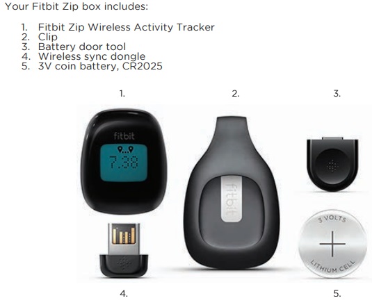 fitbit zip wristband