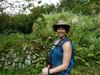 Allison hiking Saba