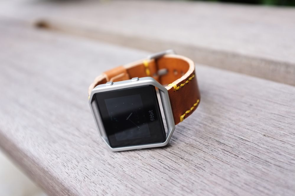 FITBIT Blaze with Brown Leather straps