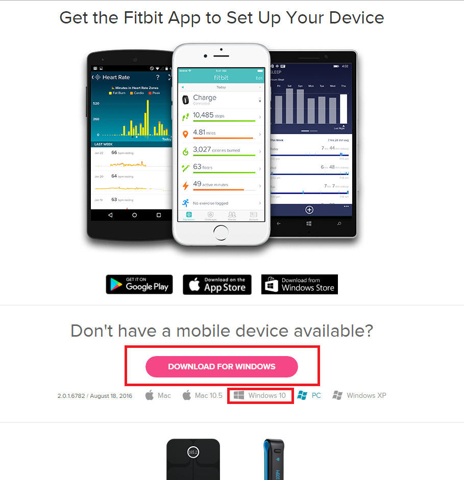 fitbit charge 3 setup windows 10