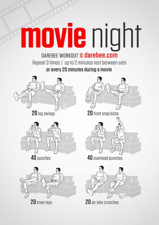 Couch potato exercises