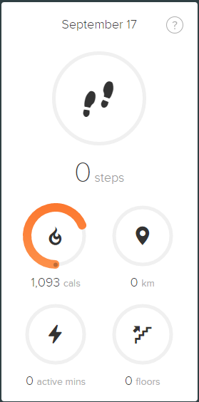 how to track calories burned on fitbit