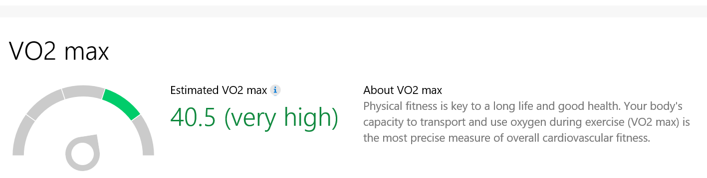 Vo2max fitbit online