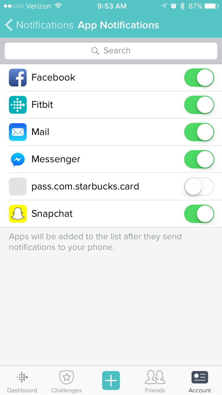 fitbit blaze notifications not working iphone