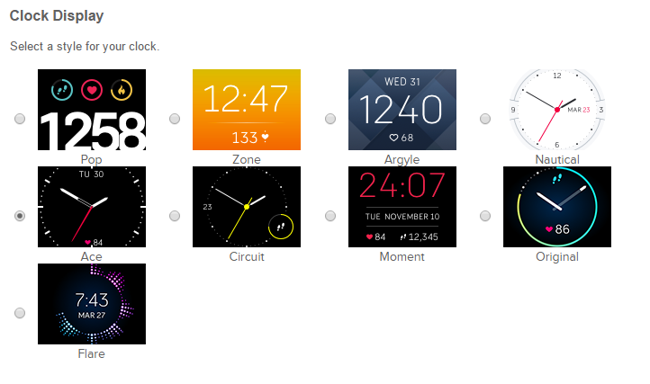 watch faces for fitbit blaze