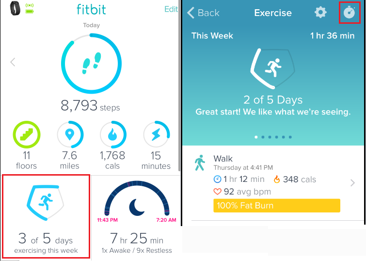 Mobile Tracker and Zip - Fitbit Community