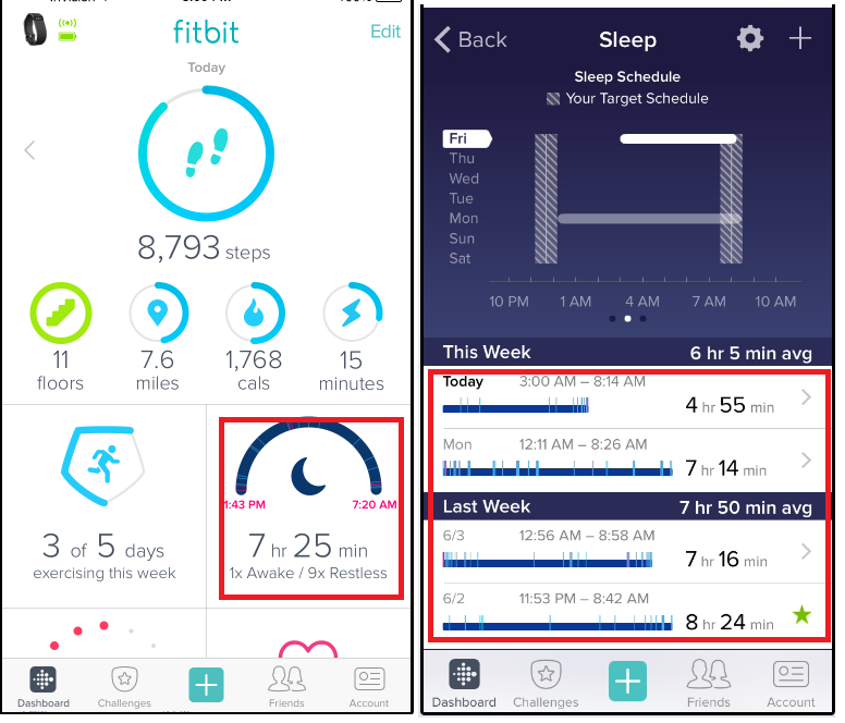 doesn't show sleep information - Fitbit