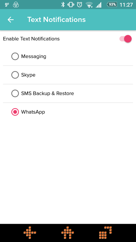 whatsapp notifications on fitbit charge 2