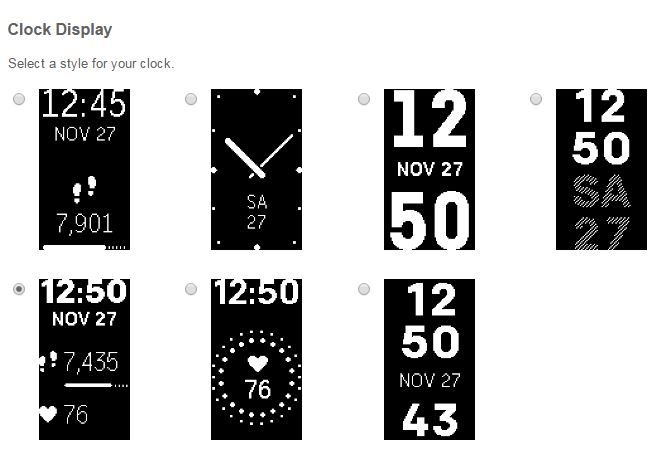 fitbit charge 4 clock faces