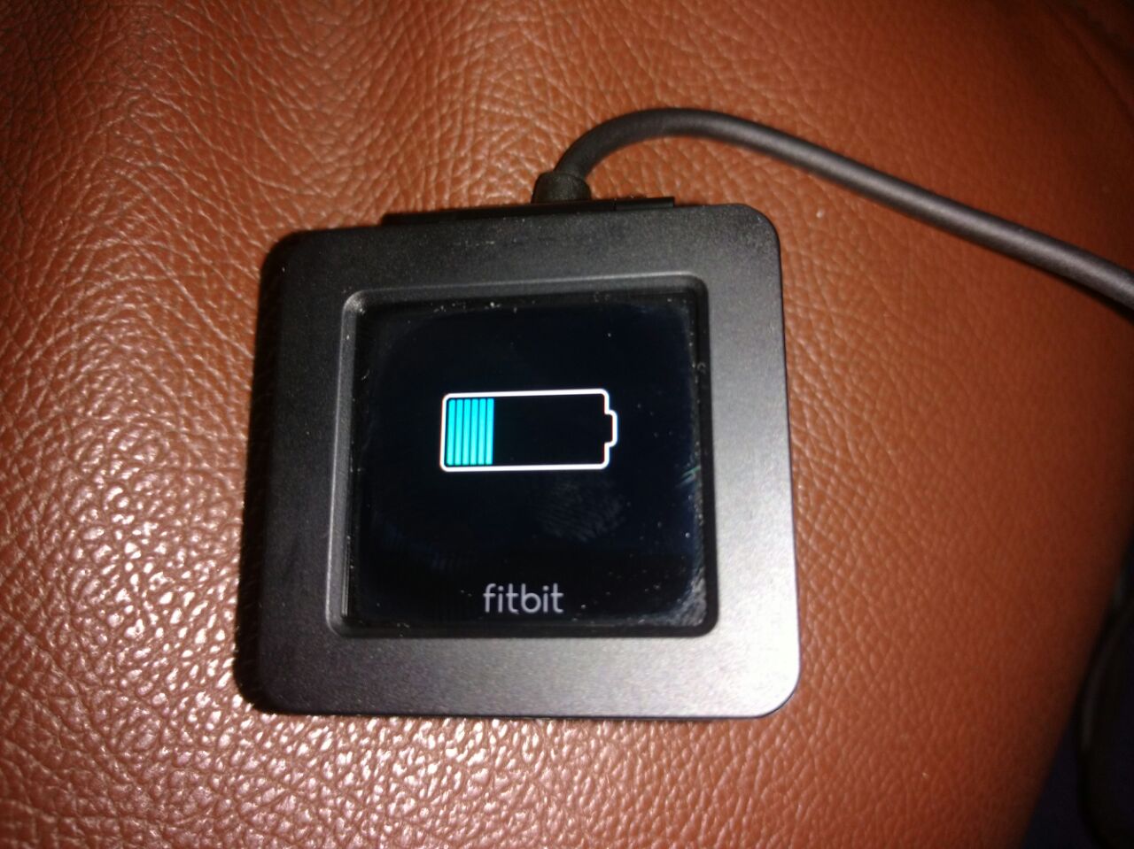 fitbit blaze charging