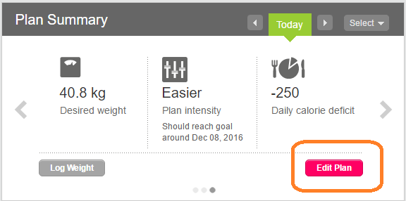 how to access weight goal loss 2.png