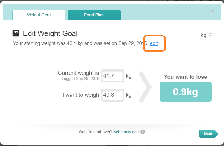 how to access weight goal loss 3.png