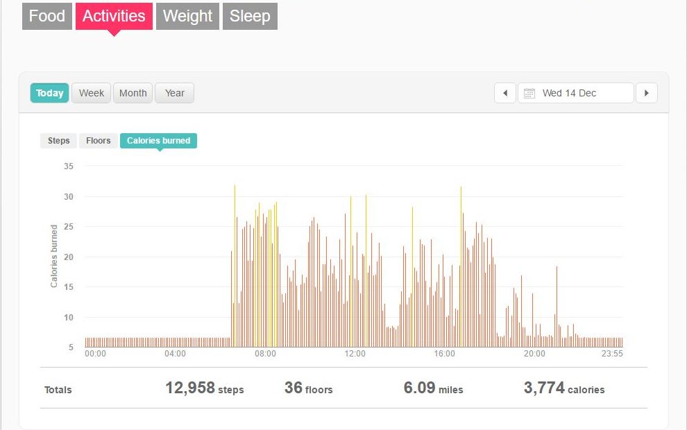 fitbit active minutes disappeared