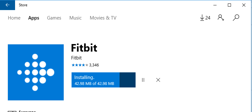 fitbit app for computer windows 10