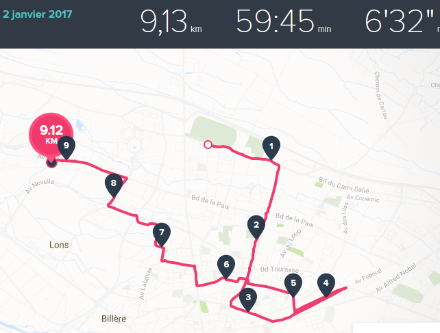 Ce trajet fait en réalité après export 16.51 km