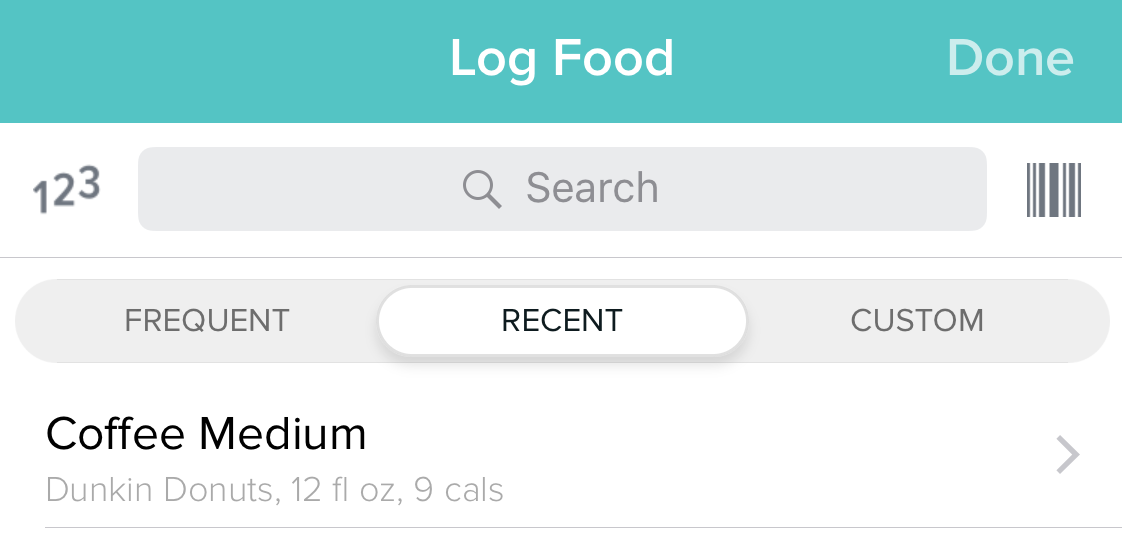 log food on fitbit